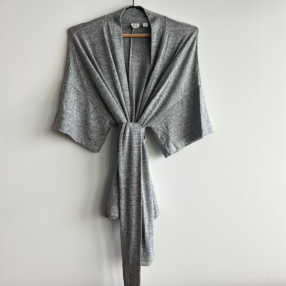Gap short sleeve kimono wrap sweater